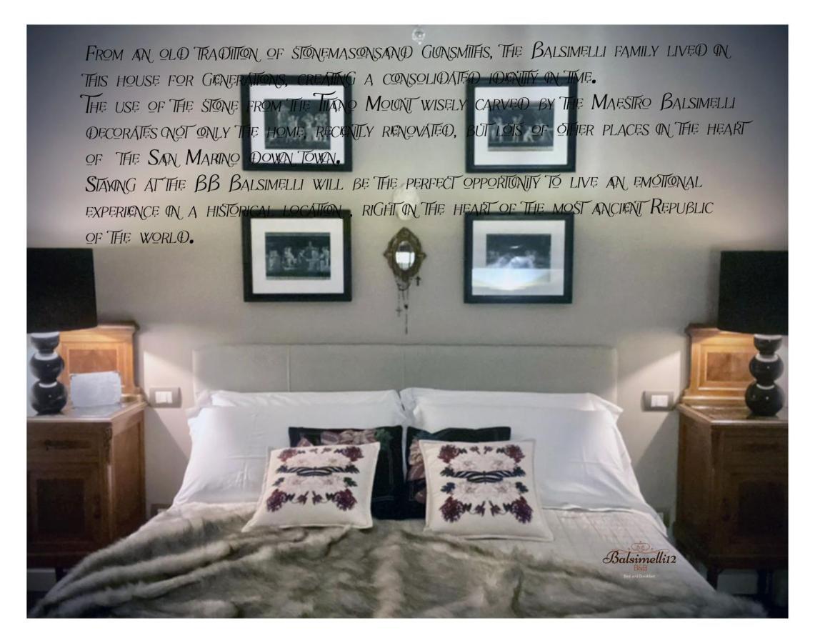B&B Balsimelli12 산마리노 외부 사진